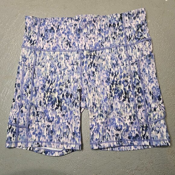 Athleta Patterned Ultimate Stash Pocket 7" Short szL - Picture 6 of 6
